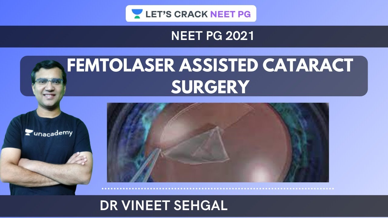 Femtolaser assisted cataract surgery  |  NEET-PG 2021 | Vineet Sehgal