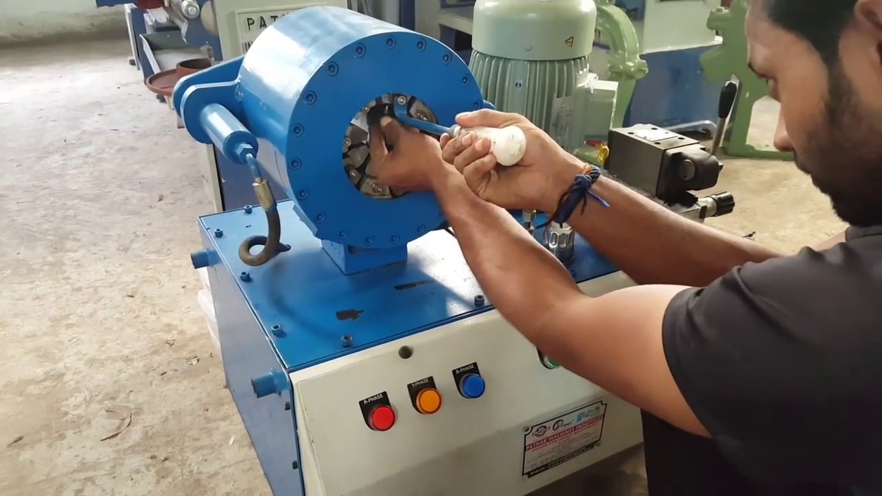 HYDRAULIC HOSE CRIMPING MACHINE