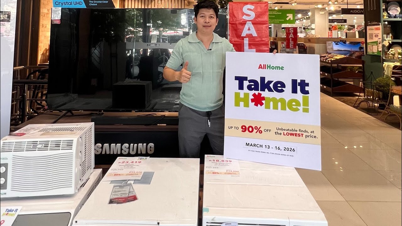PINAKAMALAKING Summer Sale APPLIANCES FURNITURE HARDWARE Up To 90% OFF sa Take It Home sa AllHome