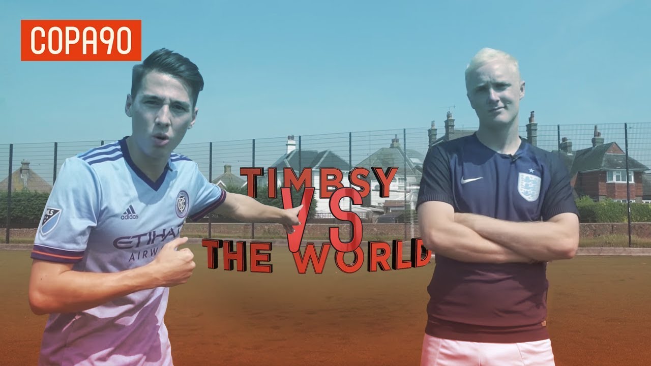Ultimate Striker Challenge vs Theo Baker! | Timbsy vs The World