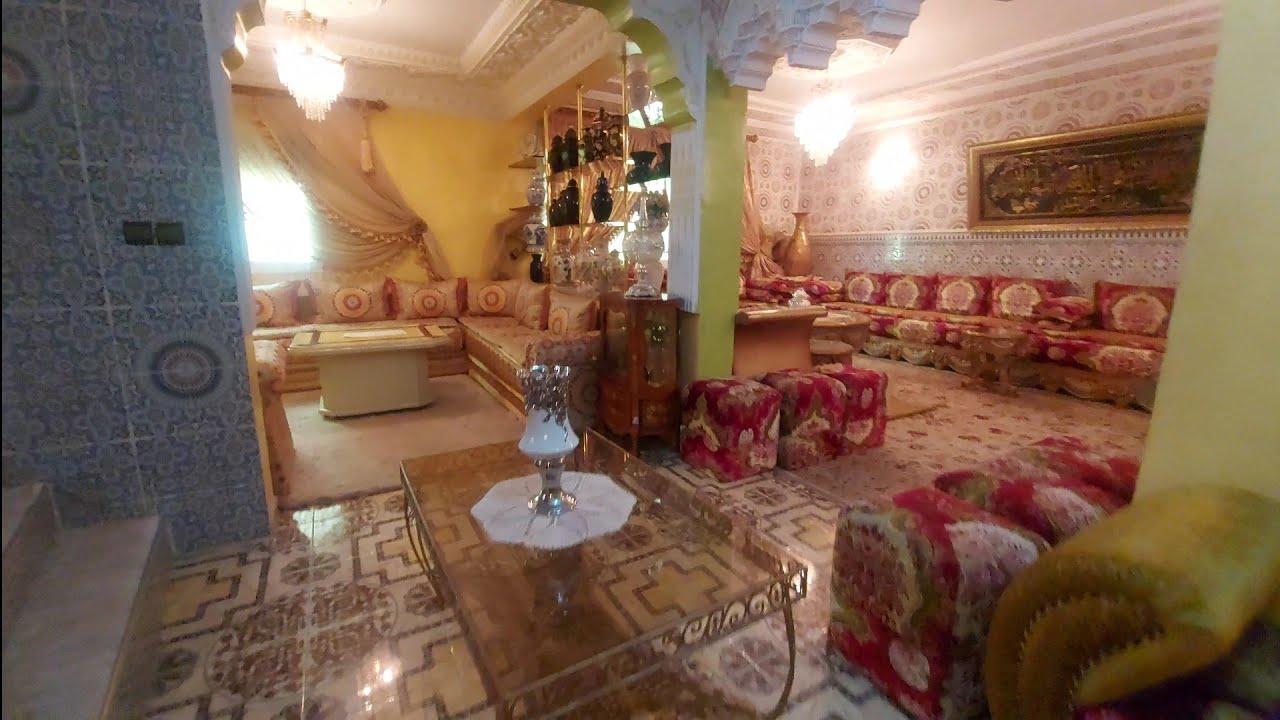 لظروف خاصة 🏠 منزل للبيع مع مفروشات ديالو وكراجات 📌📌بموقع تجاري ممتاز مع مشروع جاهز ✨✨🎉وبسعر مناسب 😊
