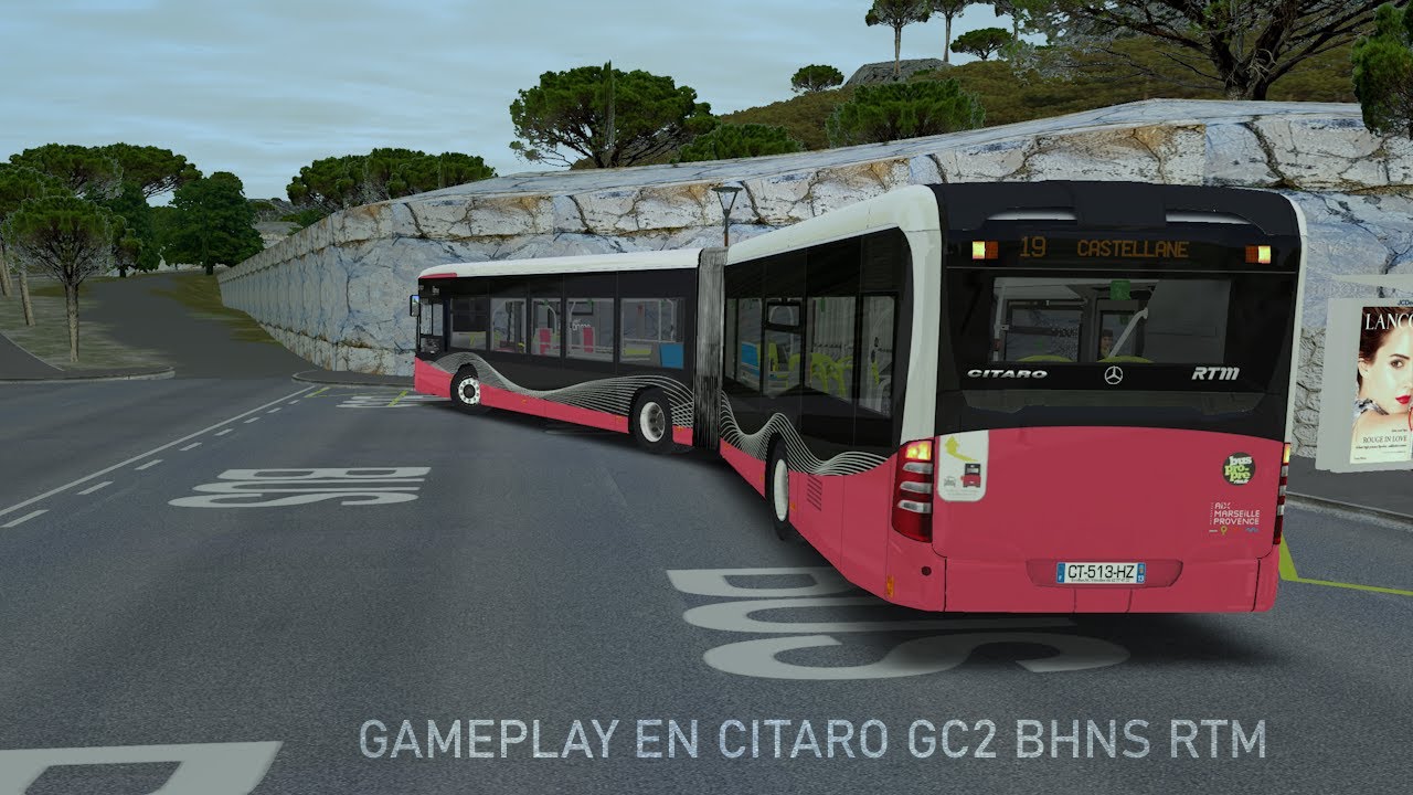 Gameplay en Citaro GC2 BHNS RTM (mod dispo sur Patreon)