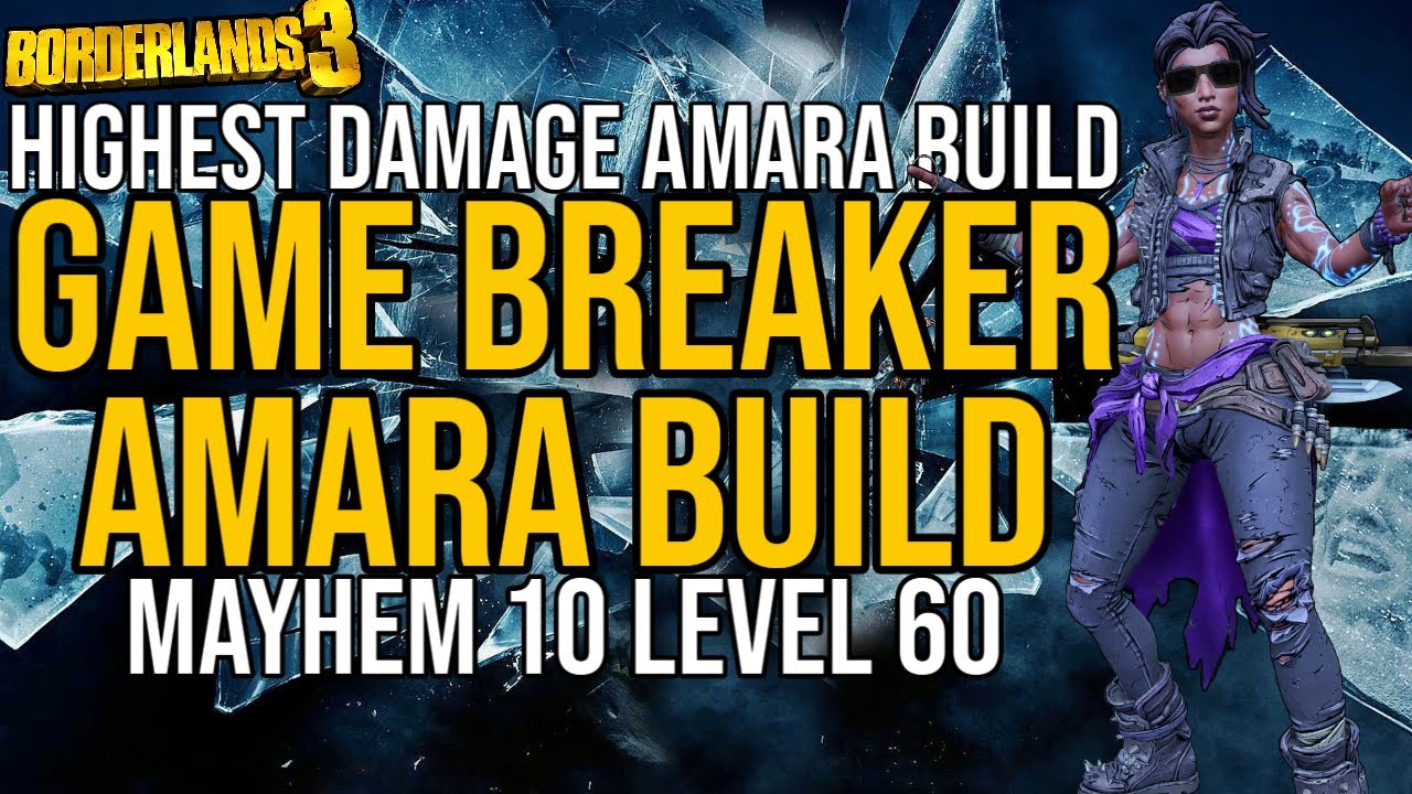 HIGHEST DAMAGE AMARA BUILD YET!? (+Gamesave!) // Game Breaker Amara Build // Borderlands 3