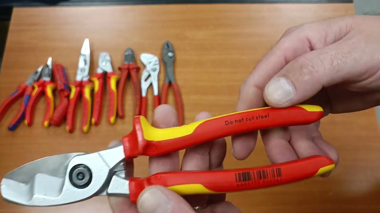 Scule de mână de la knipex, folosite zi de zi.