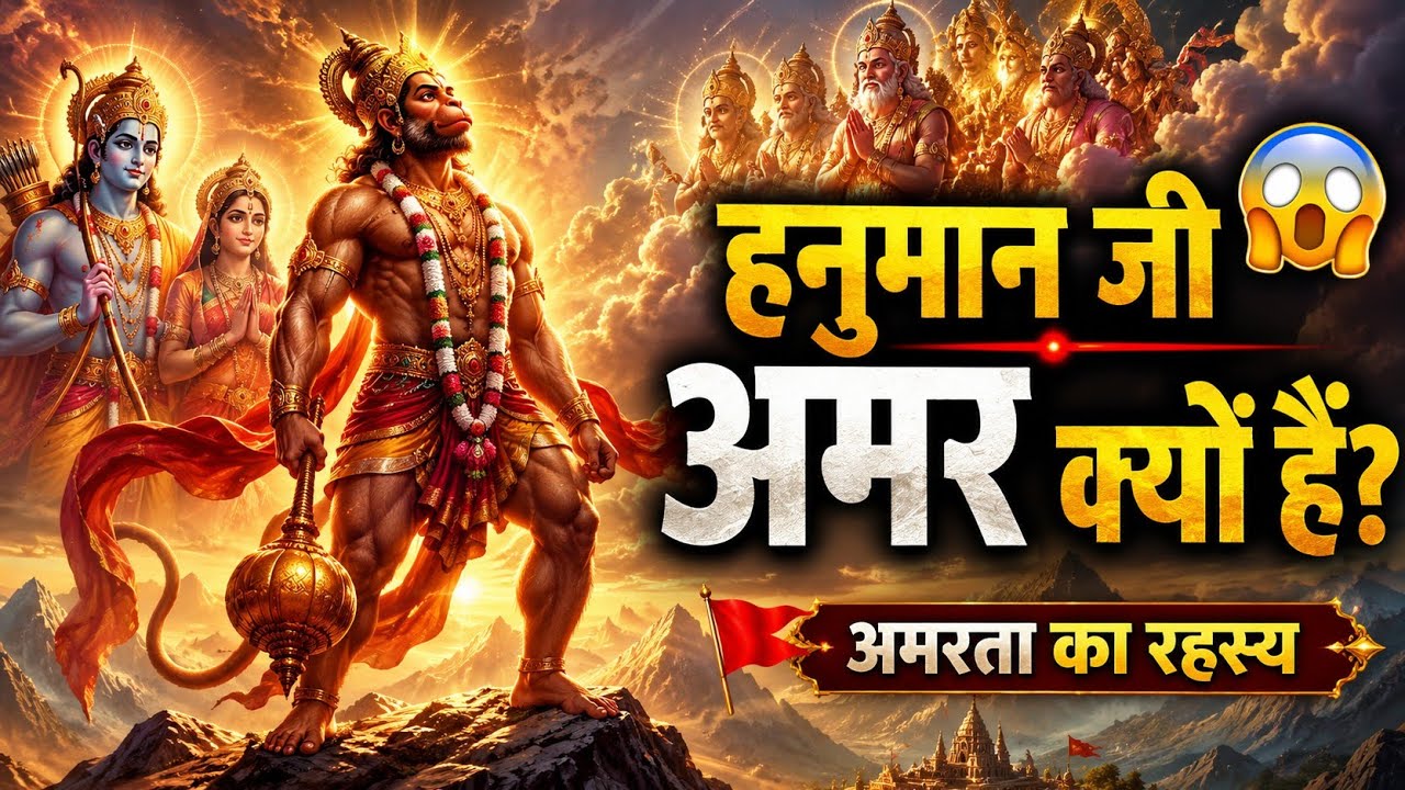 हनुमान जी अमर क्यों हैं? | भक्ति से मिली अमरता|