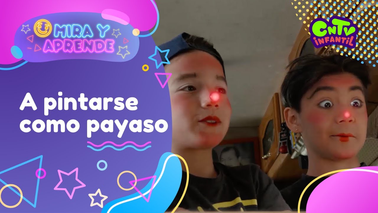 Mira y Aprende: A pintarse como payaso