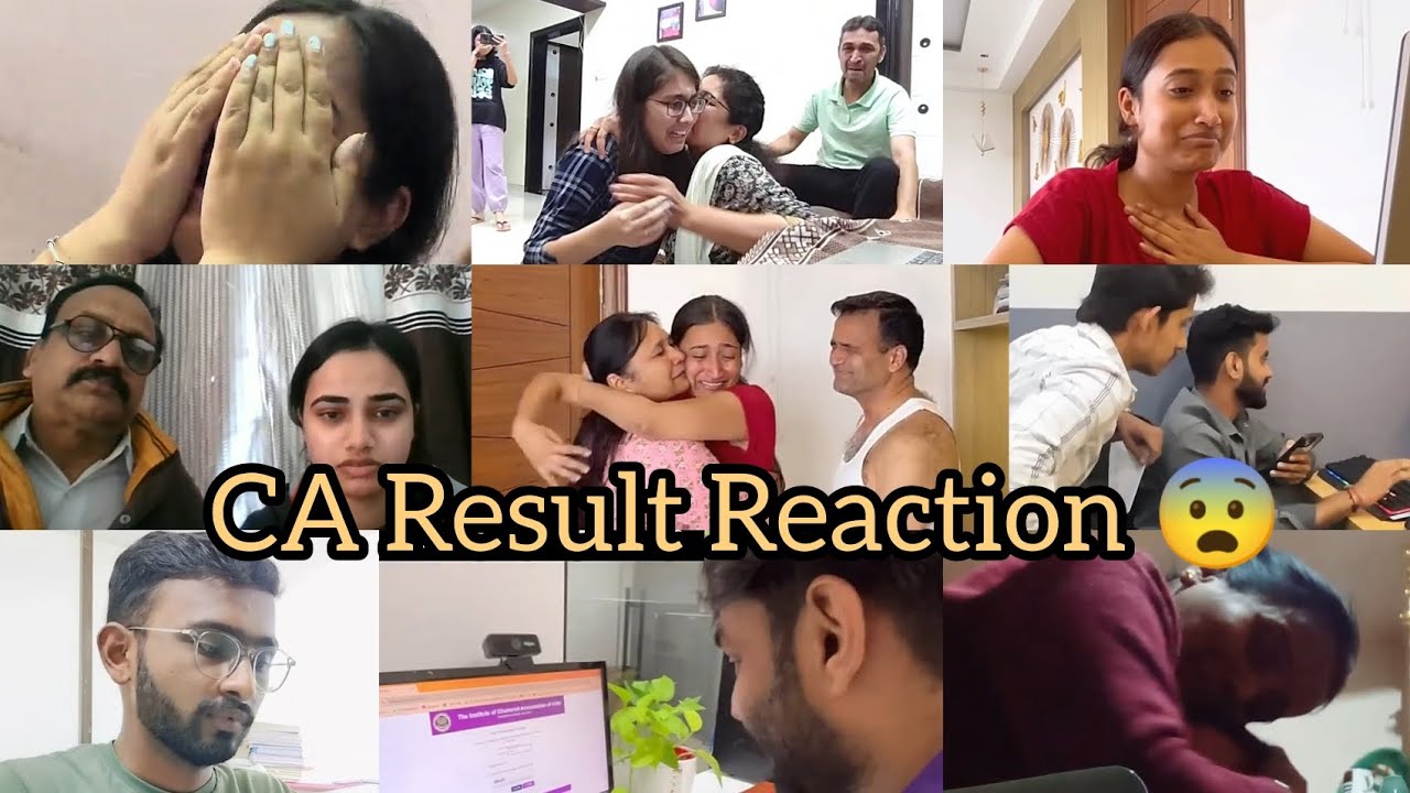 CA Result Reaction🥺 | Feeling after cracking CA Exams | CA Result Reaction Jan 2025 😨#ca #cainter