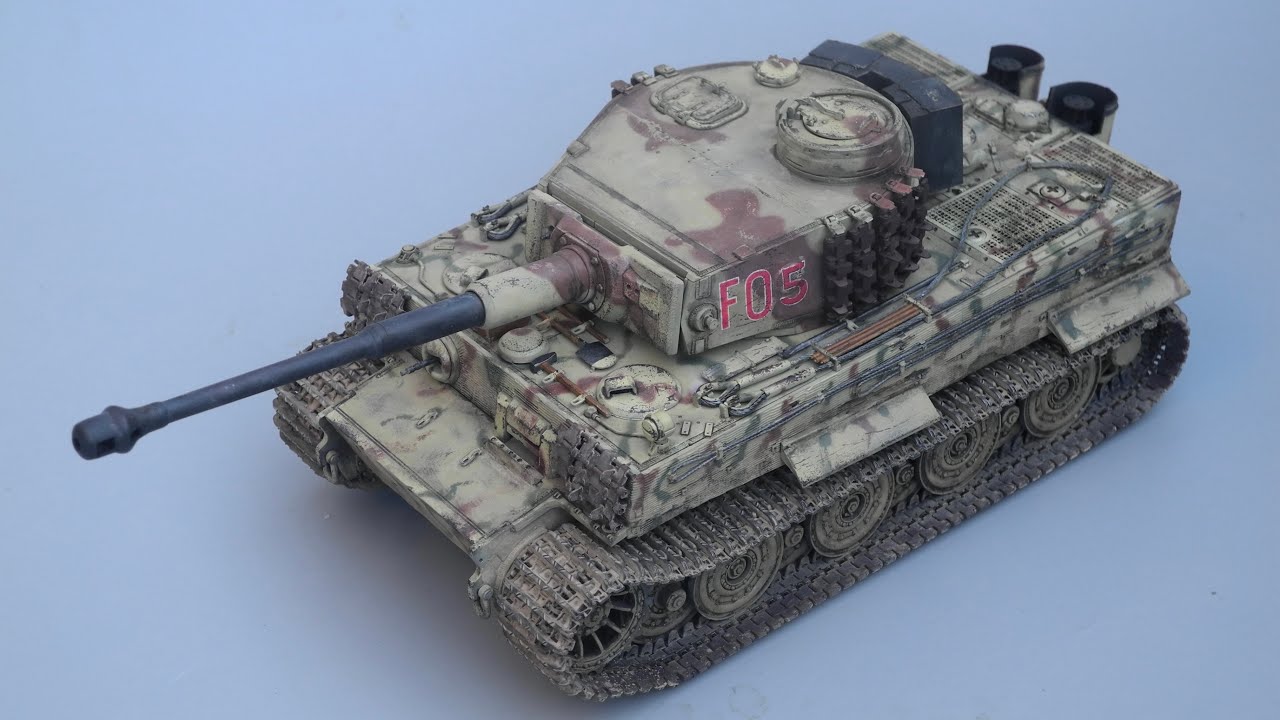 Tiger 1  mixed production model (Takom 2201 &Takom 2195  ) DIY
