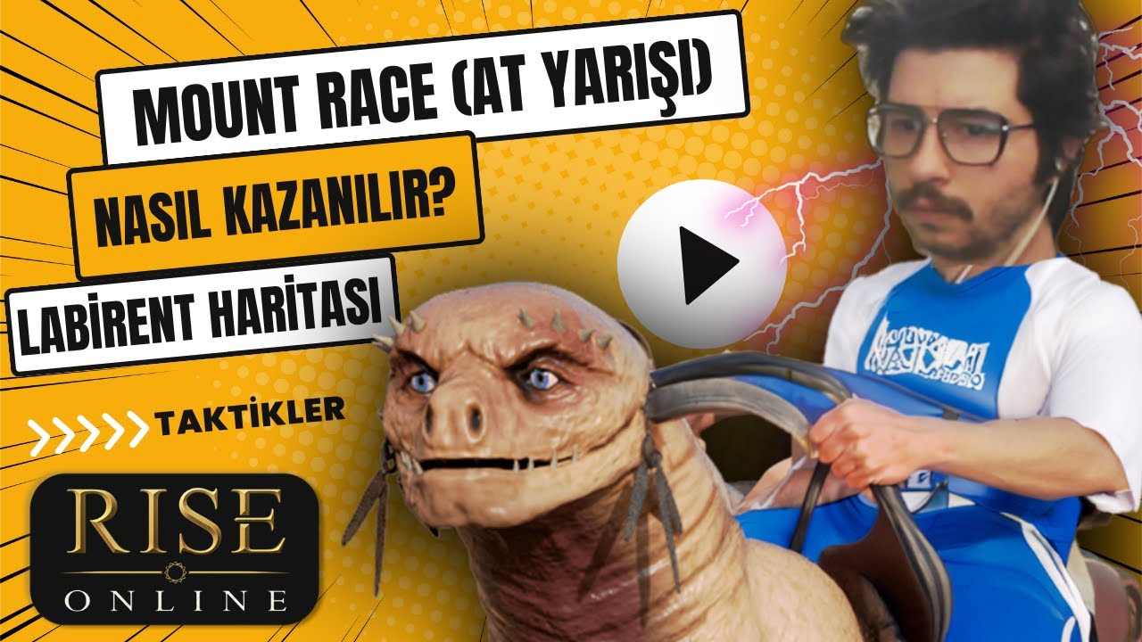 MOUNT RACE (AT YARIŞI) KAZANMA REHBERİ & LABİRENT HARİTASI | RISE ONLINE REHBER