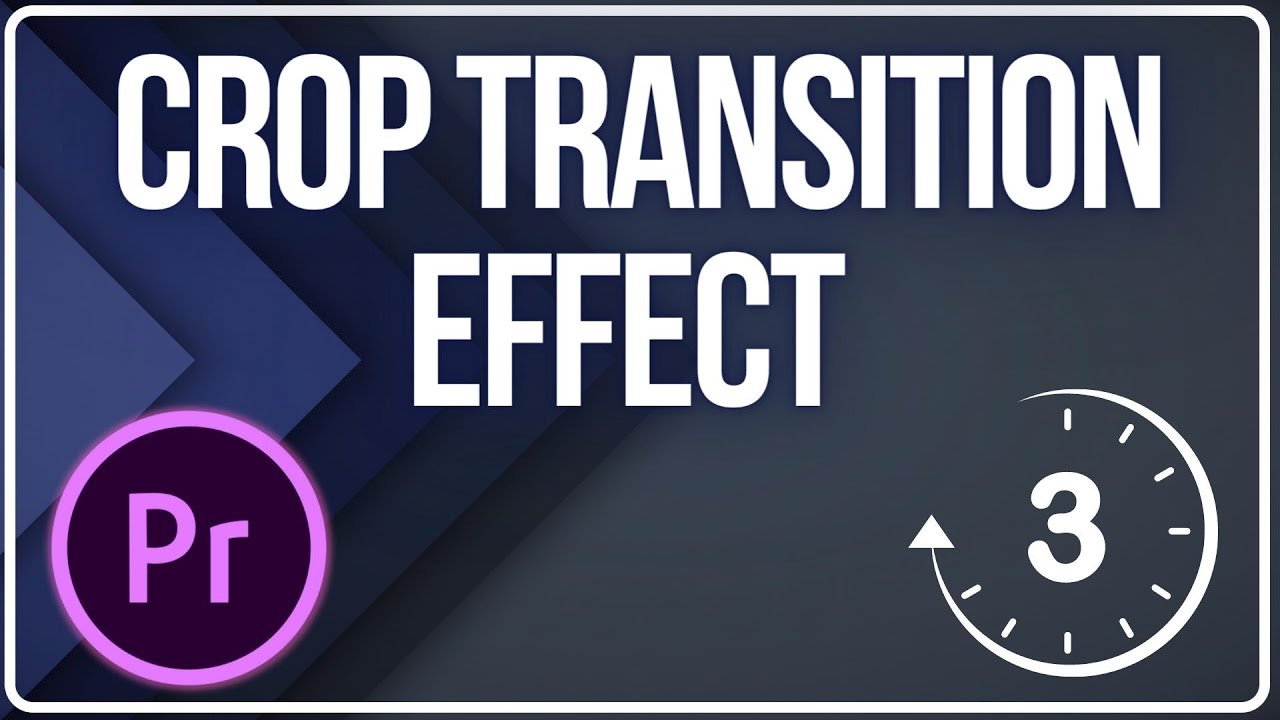 How to create a Crop Transition Effect in Adobe Premiere Pro CC Tutorial