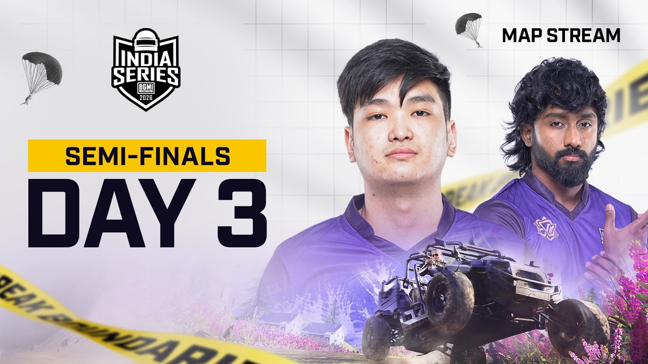 [MAP Stream] BGIS 2026 | SEMI FINALS | Day 3 #BGMILIVE #BGIS