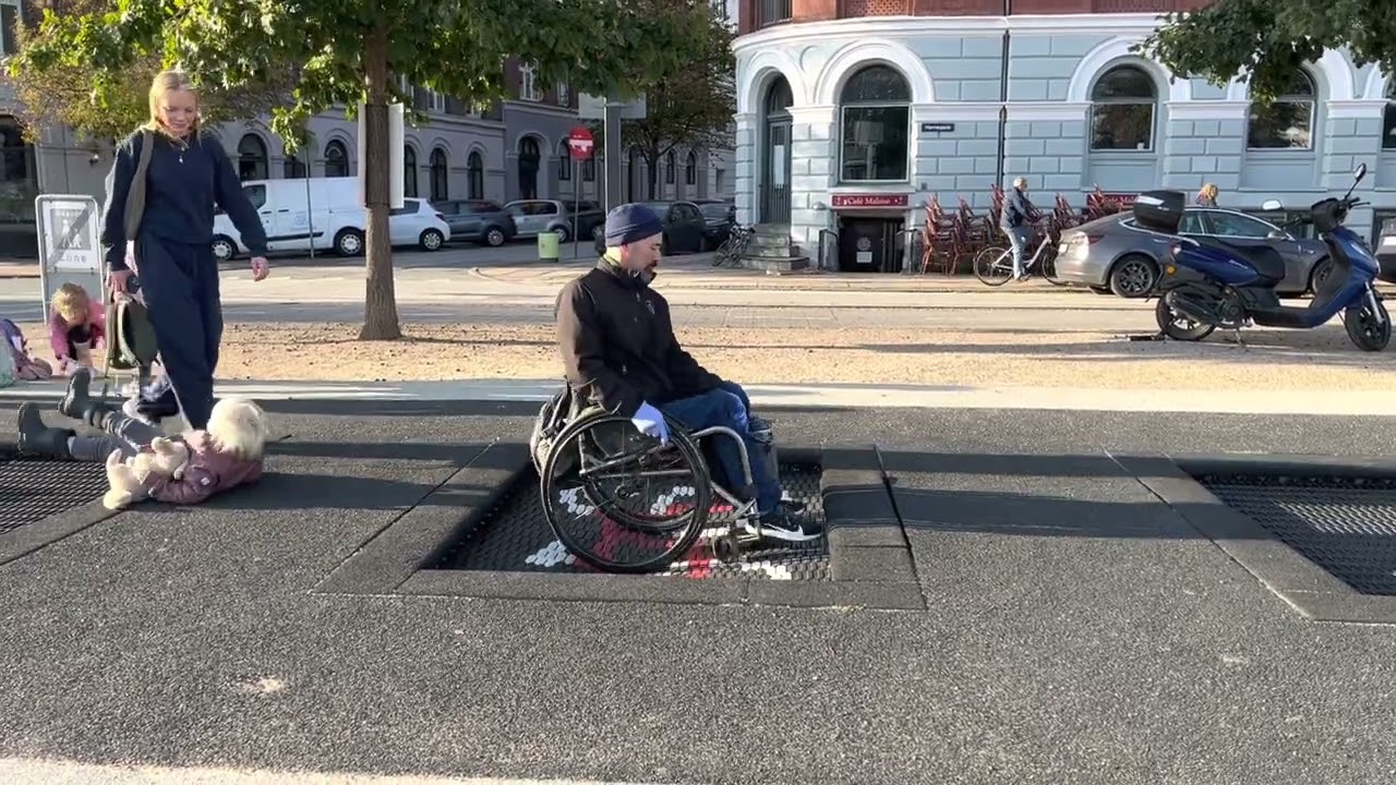 DEMO 80 - Wheelchair  on a Trampoline