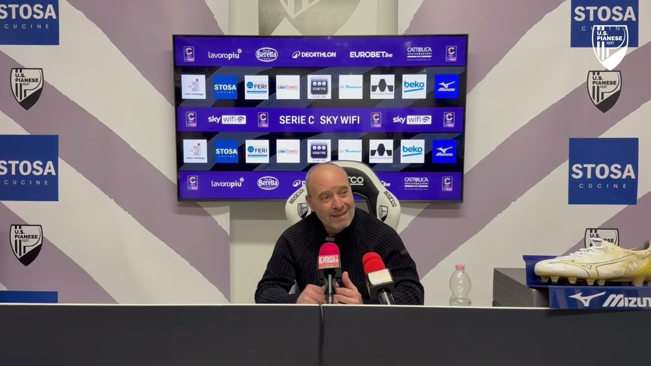 Post partita Pianese - Perugia | Mister Alessandro Birindelli