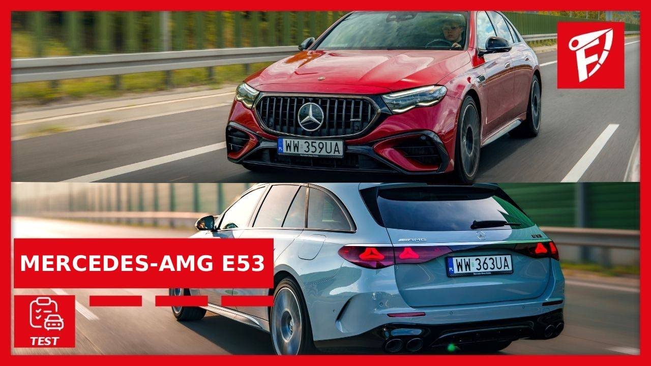 Mercedes-AMG E53 Hybrid - hybryda nie zabiera sportowych emocji