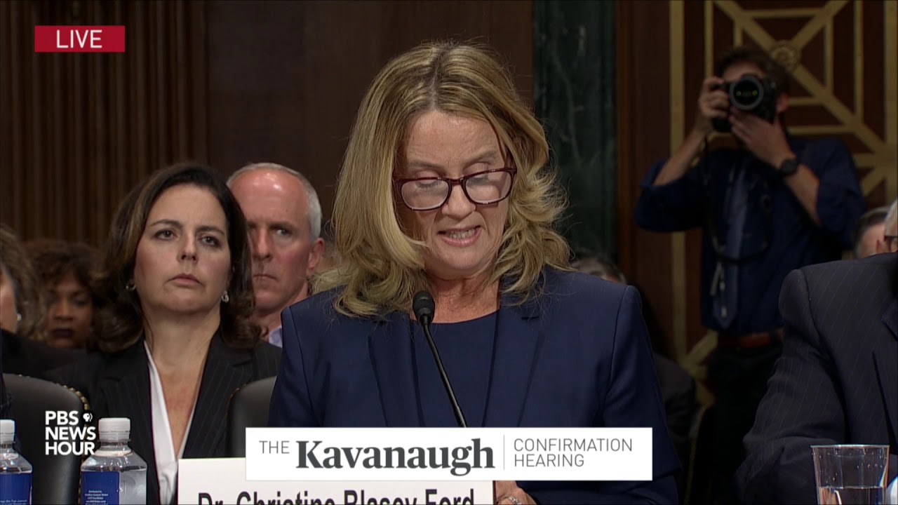 Christine Blasey Ford's opening remarks at Kavanaugh hearing: 'I believed he was going to rape me'