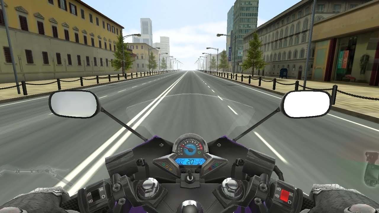Traffic rider hız testi eski motorlarla,