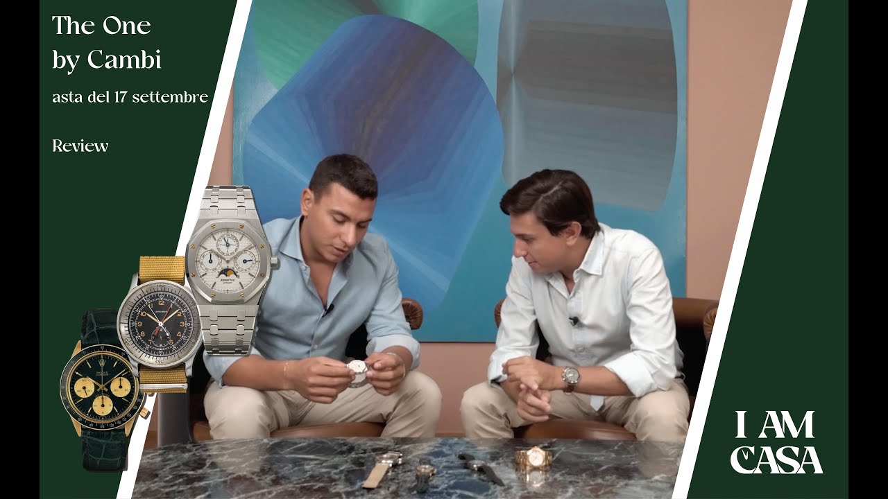THE ONE di Cambi con Spangaro: un'asta di orologi diversa raccontata da Domenico Cecconi e IamCasa