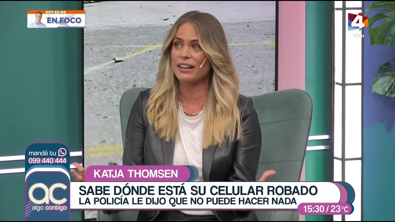 Algo Contigo - Katja Thomsen sufrió un violento robo