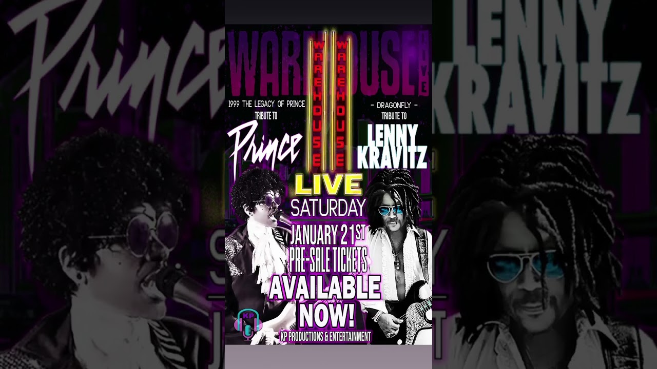 Sat, Jan 21, 2023 7pm #prince #lennykravitz #tributeshow @WarehouseliveTx @kpproductionsndent