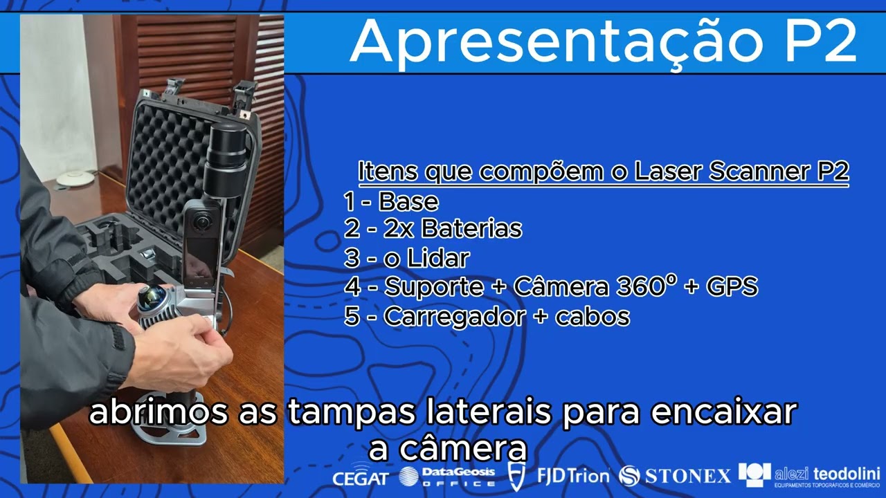 Laser Scanner FJD P2: O que vem na caixa e como montar