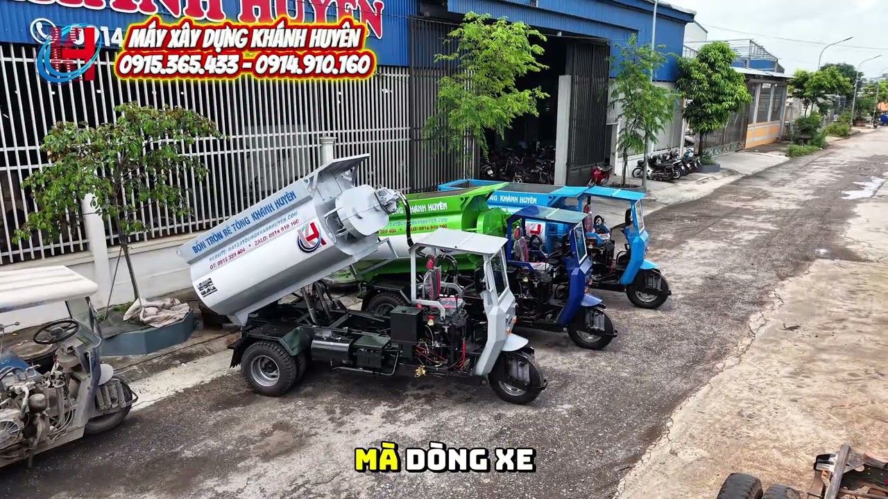 XE TRỘN BÊ TÔNG BỒN U 3 BÁNH KHÁNH HUYÊN  #khanhhuyen #mayxaydung #xetronbetong #bontronbetong