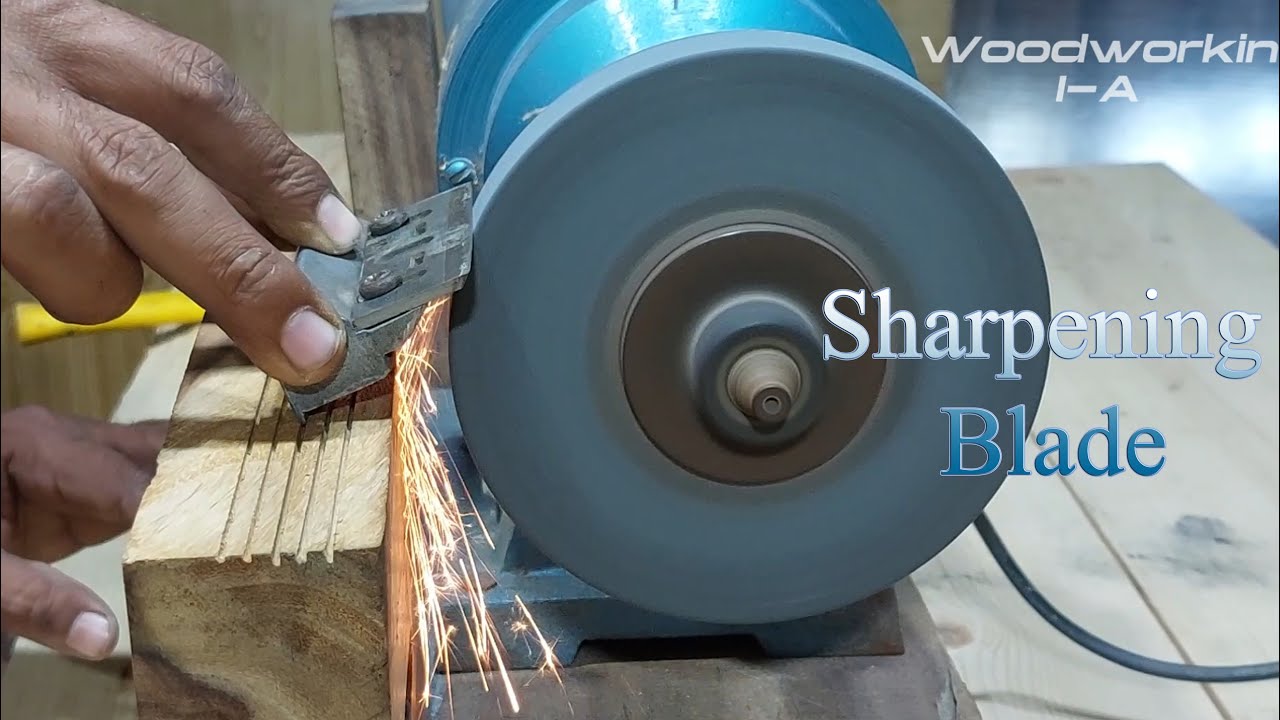 Just One Minute Sharpening Electric Hand Planer Blade | Amazing Trick | Sharpening Skill |
