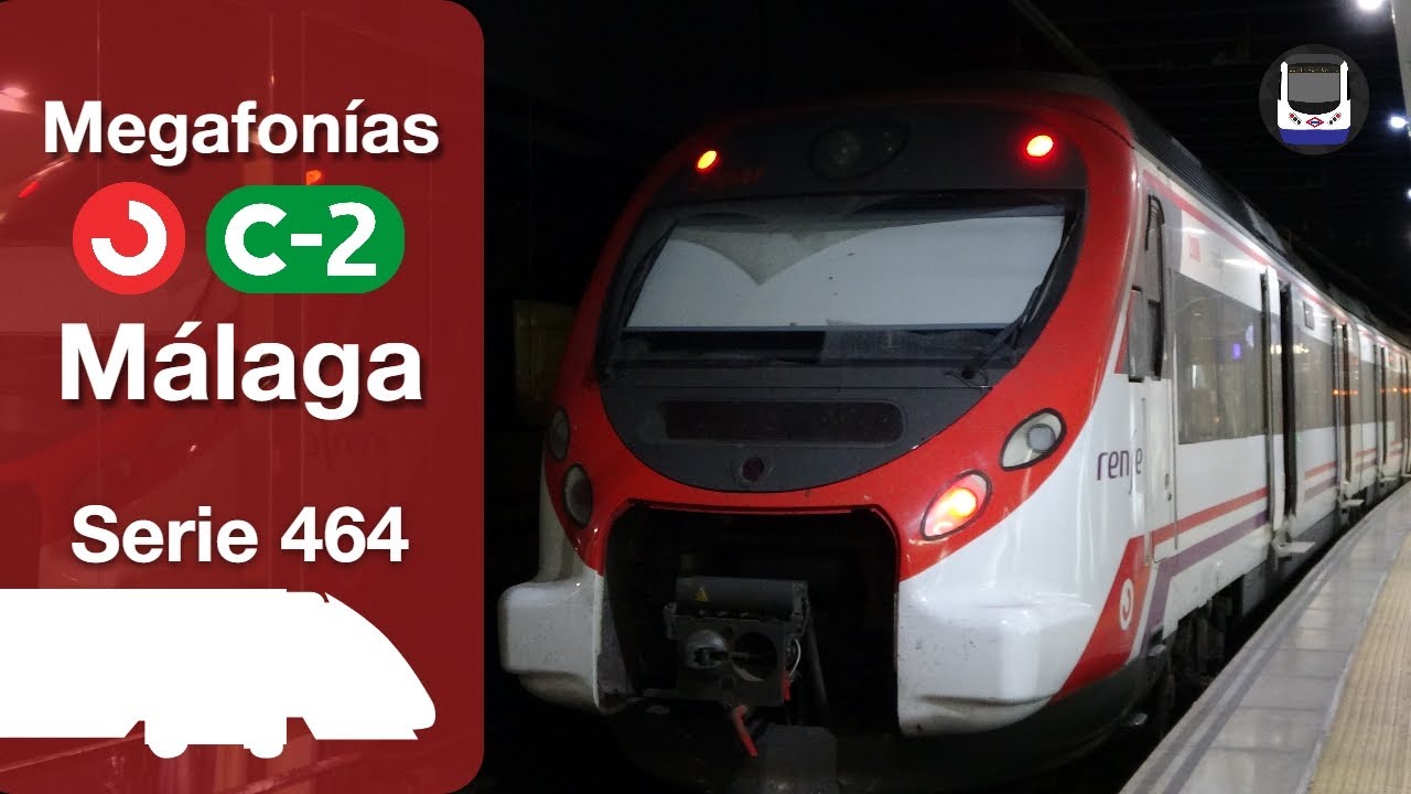 Megafonías de la línea C-2 de Cercanías Málaga | Málaga Centro-Alameda - Álora