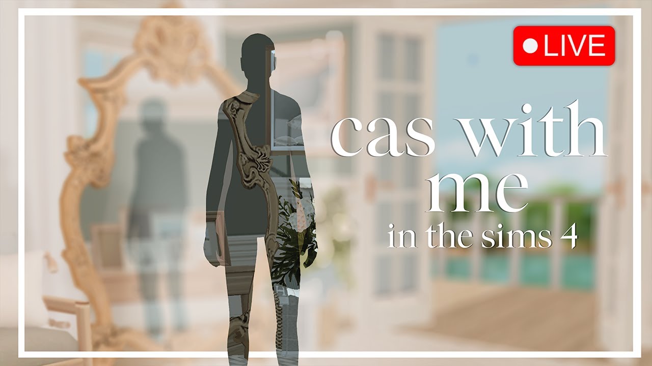CAS With Me - Coastal Sim 🐚 | The Sims 4 Livestream !hug