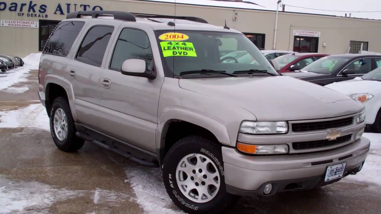 2004 Chevrolet Tahoe LT Z71 4 door SUV 4X4 Dekalb IL Near Rockford IL.