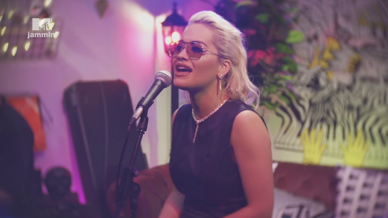 Rita Ora performs a stripped-down version of 