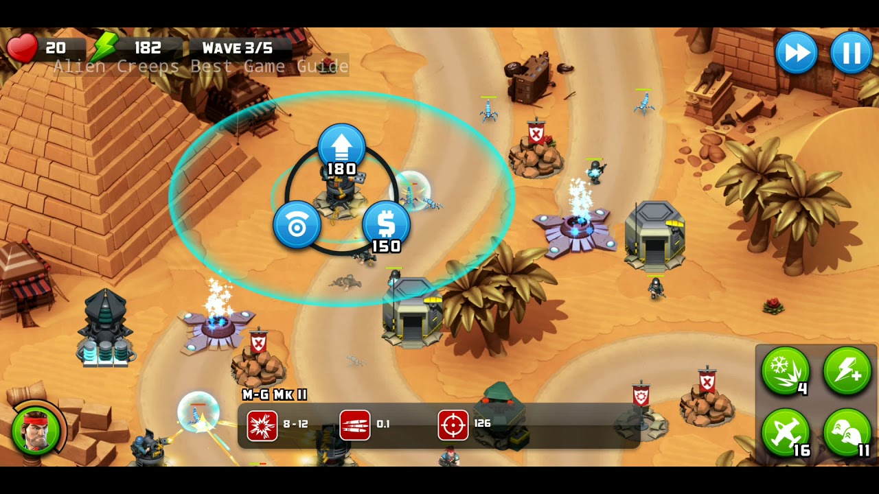 Alien Creeps Level 31 Paramyd Schemes 3 stars Campaign Without Extra Hero