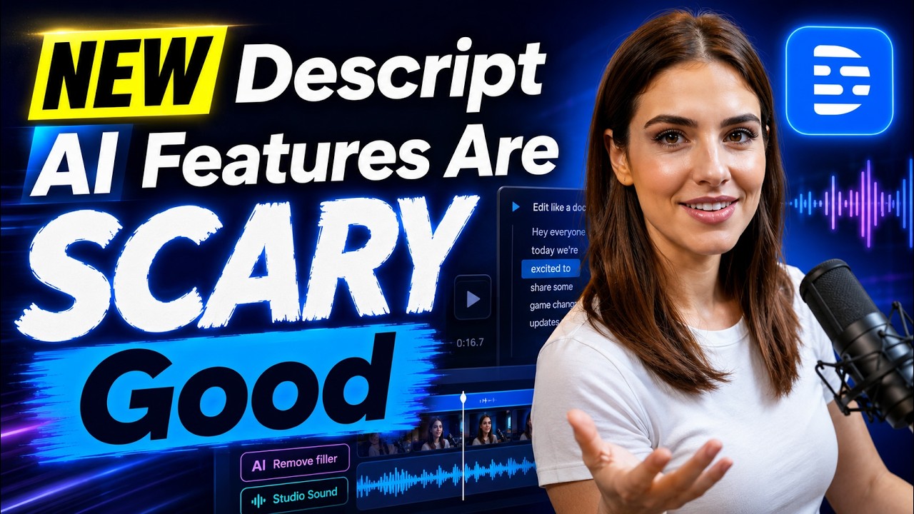 НОВЫЕ функции Descript AI просто ШОКИРУЮТ