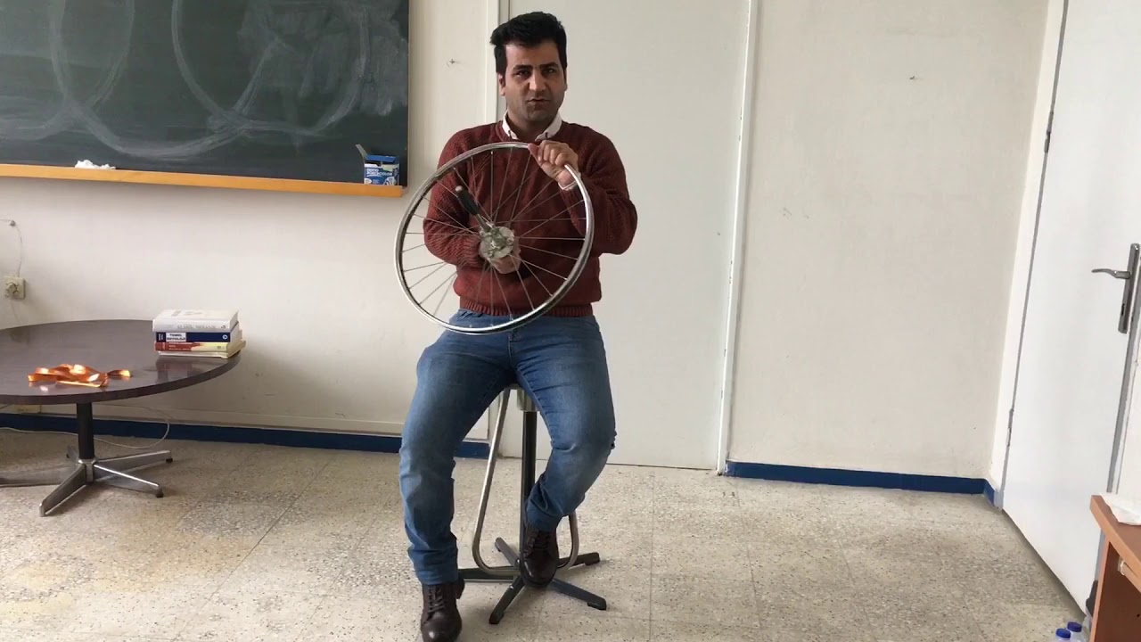 Açışal momentumun korunumu ve Jiroskop hareketi deneyi (Mekanik Lab.)