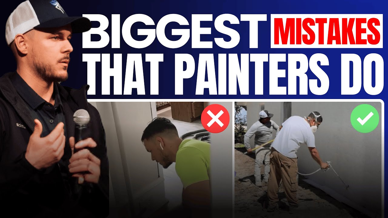 BIGGEST mistakes that painters DO