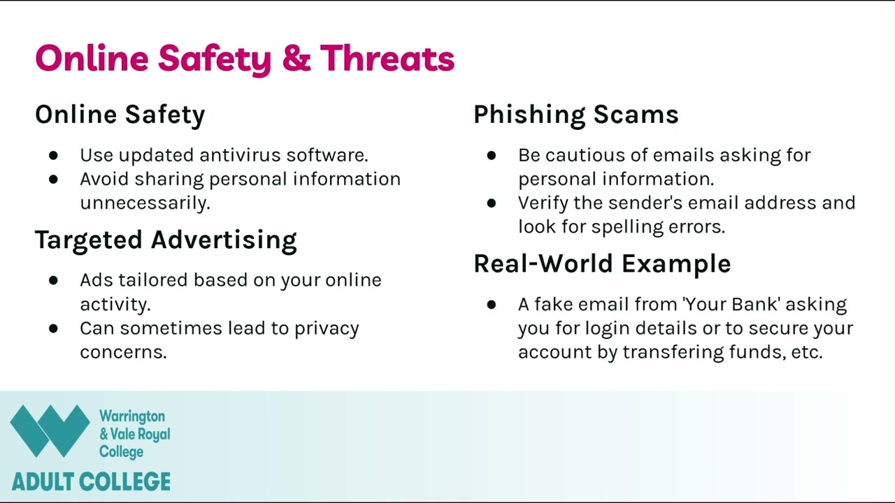 Week 4 - Online Safety  - Full video