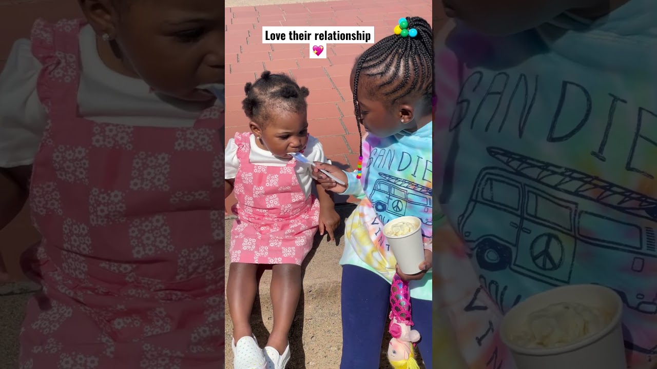 I love their sister bond. My babies 💖 