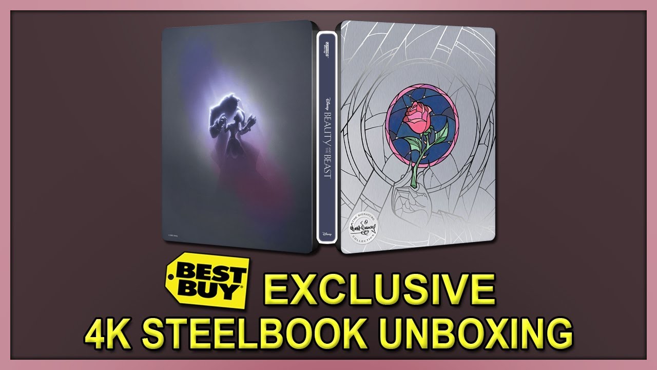 Beauty and the Beast (1991) Best Buy Exclusive Signature Collection 4K+2D Blu-ray SteelBook Unboxing