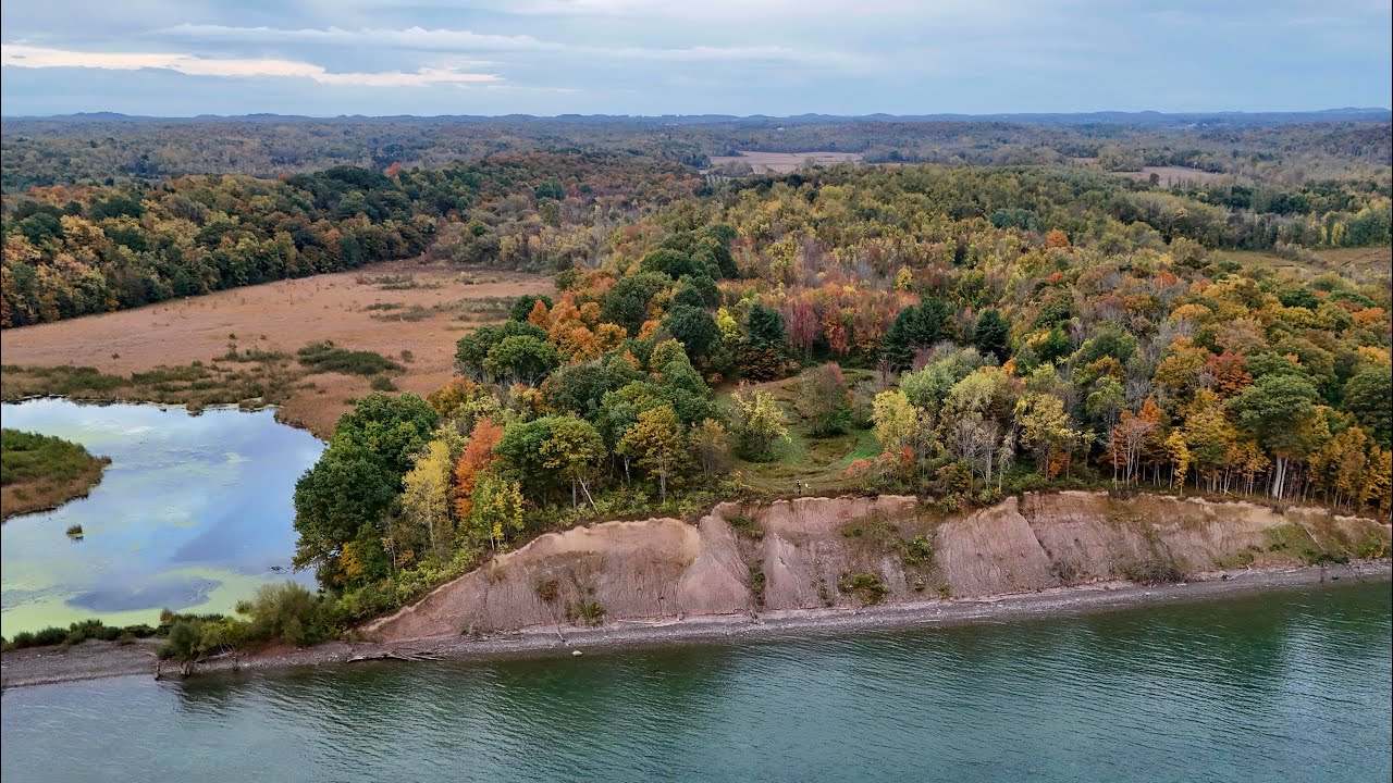 Spooky Delling Cemetery and Lake Ontario bluffs.
