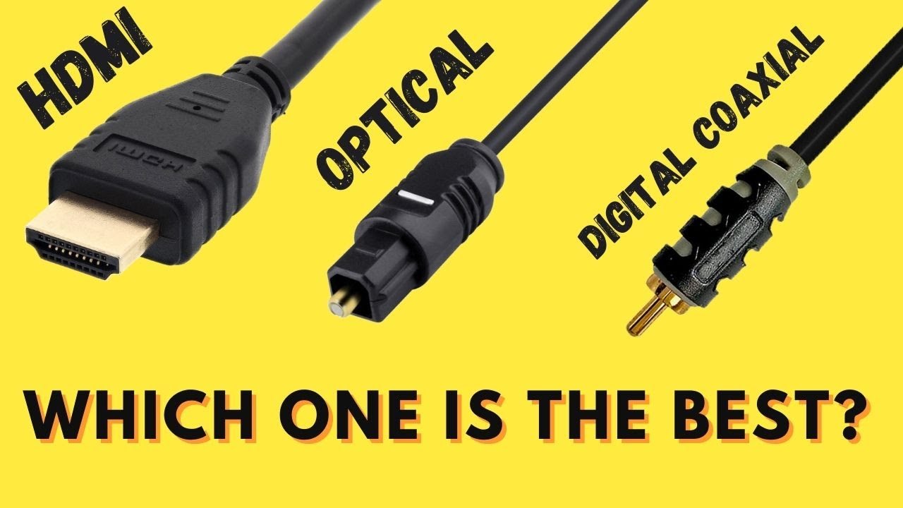 Цифровые коаксиальные, оптические аудиокабели или HDMI — какой из них лучше по качеству звука?