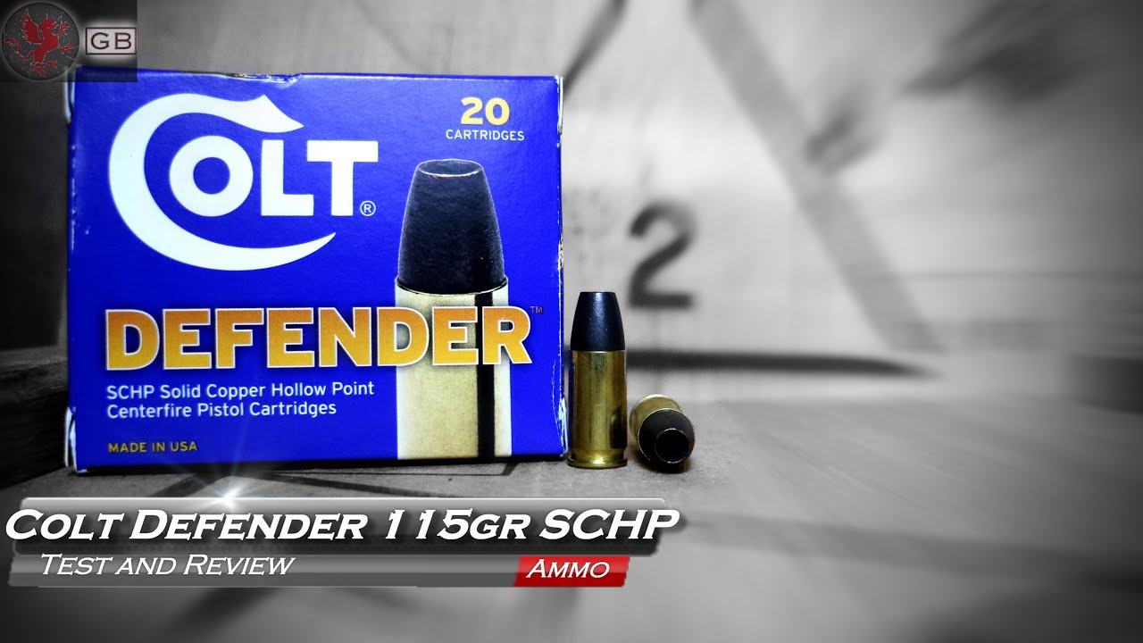 Colt Defender Solid Copper Hollow Point Ammo Test and Review
