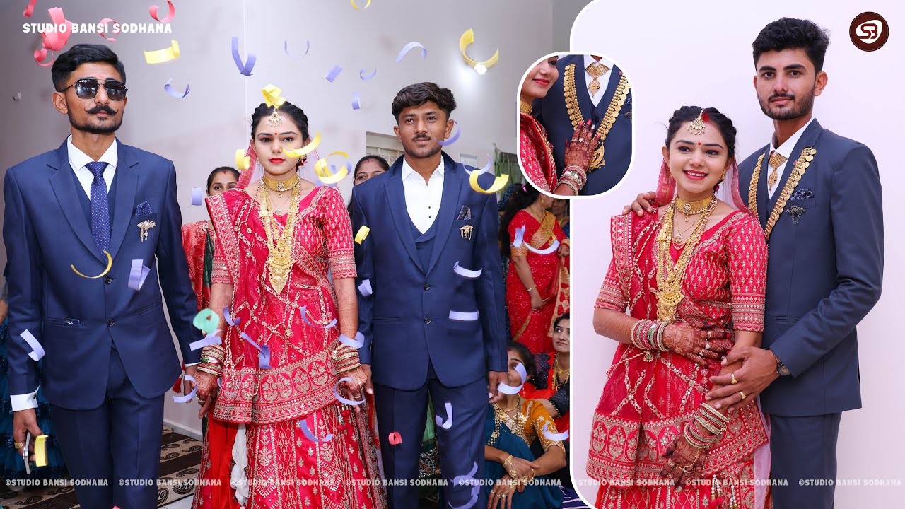 Wedding | Karan & Kajal | Lagan Geet - Gujarati | Mangal phera |  Gujarati Wedding | Studio Bansi