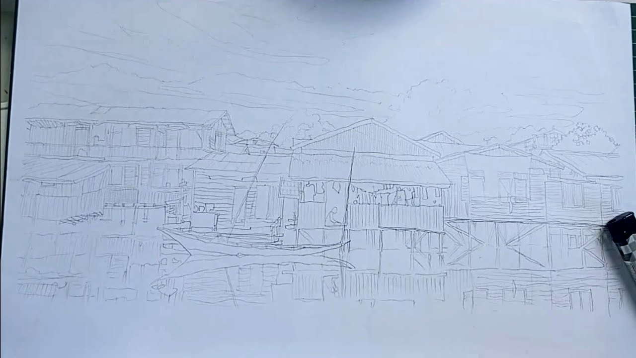 Fasad rumah tepian sungai ( Part I )