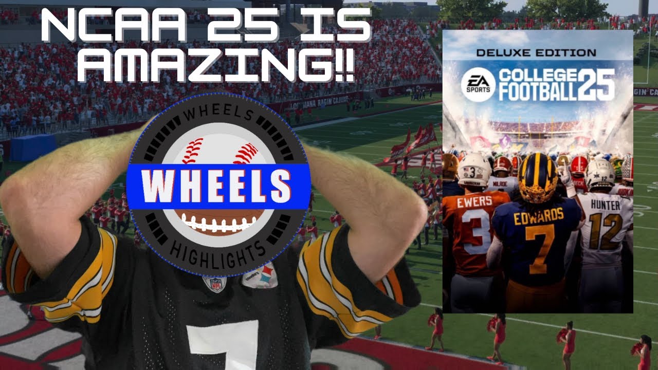 WHEELS ИГРАЕТ В СТУДЕНЧЕСКИЙ ФУТБОЛ 25! | ЭТА ИГРА ПОТРЯСАЮЩАЯ! | ГЕЙМПЛЕЙ NCAA 25