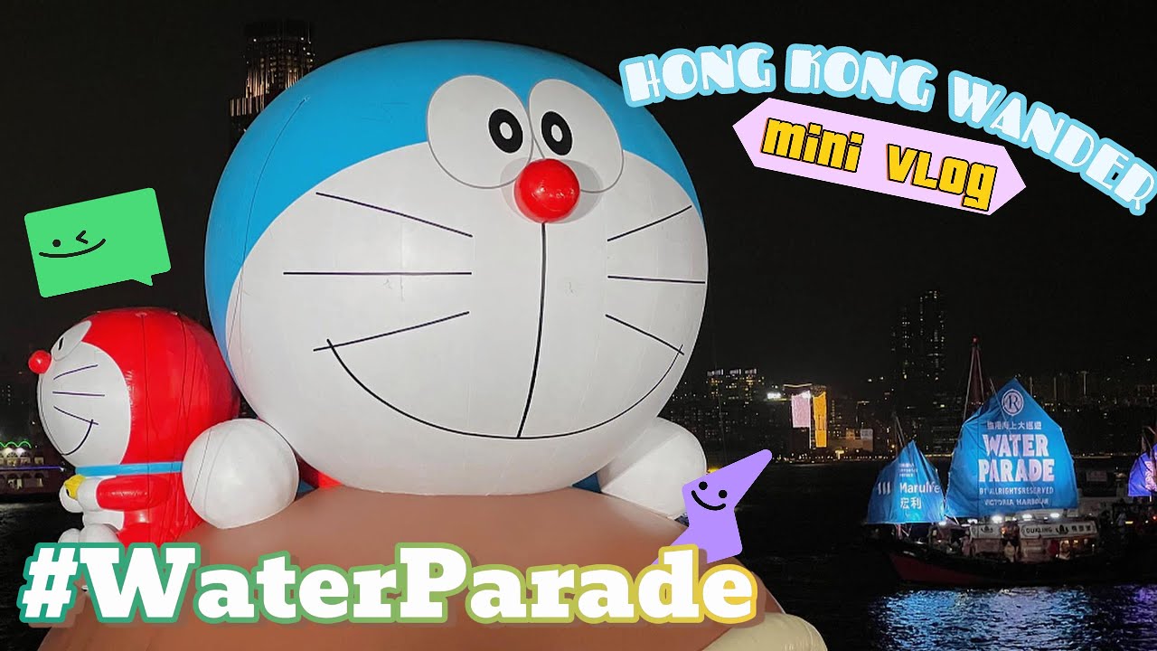Hong Kong Wander: Doraemon, Elmo, Grimace & Labubu Water Parade