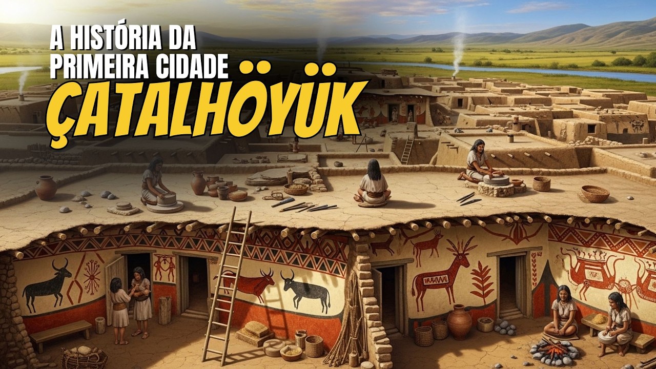 #1 Çatalhöyük - A Primeira Cidade da Humanidade na Anatólia há 10.000 Anos