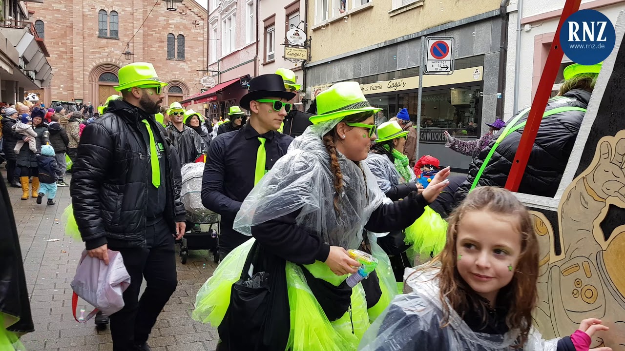 Eberbach: Fastnachtsumzug 2020 - Beste Stimmung trotz Regen
