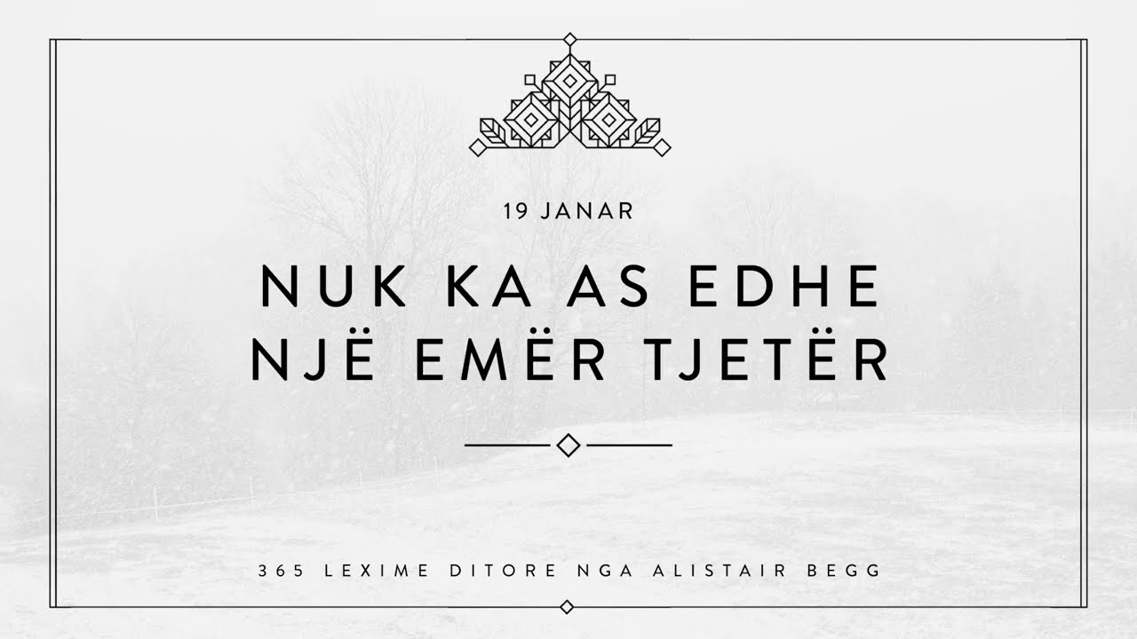 19 janar - Nuk ka as edhe një emër tjetër