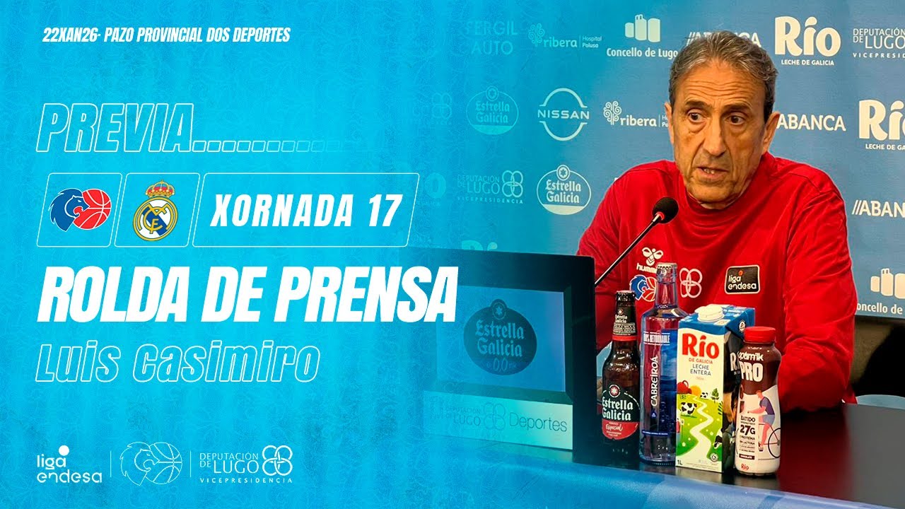 Previa X17 Liga Endesa 25/26 Río Breogán vs Real Madrid | Luis Casimiro