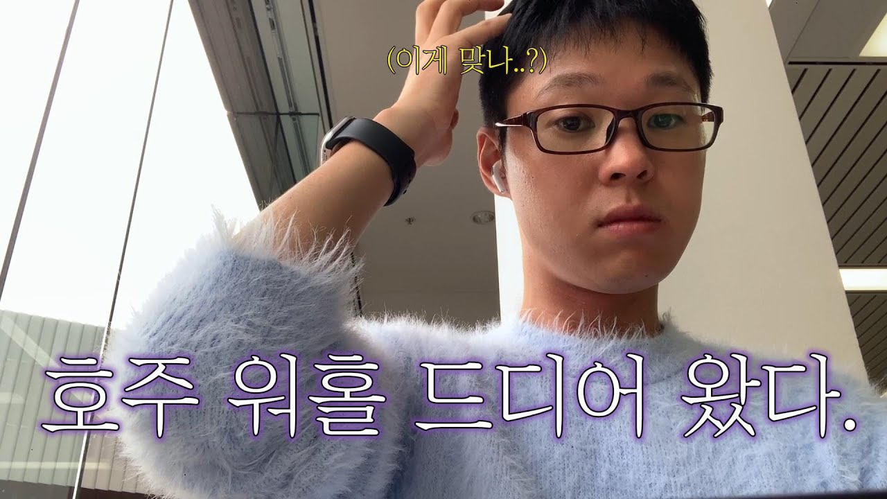 호주 워홀 드디어 왔다.