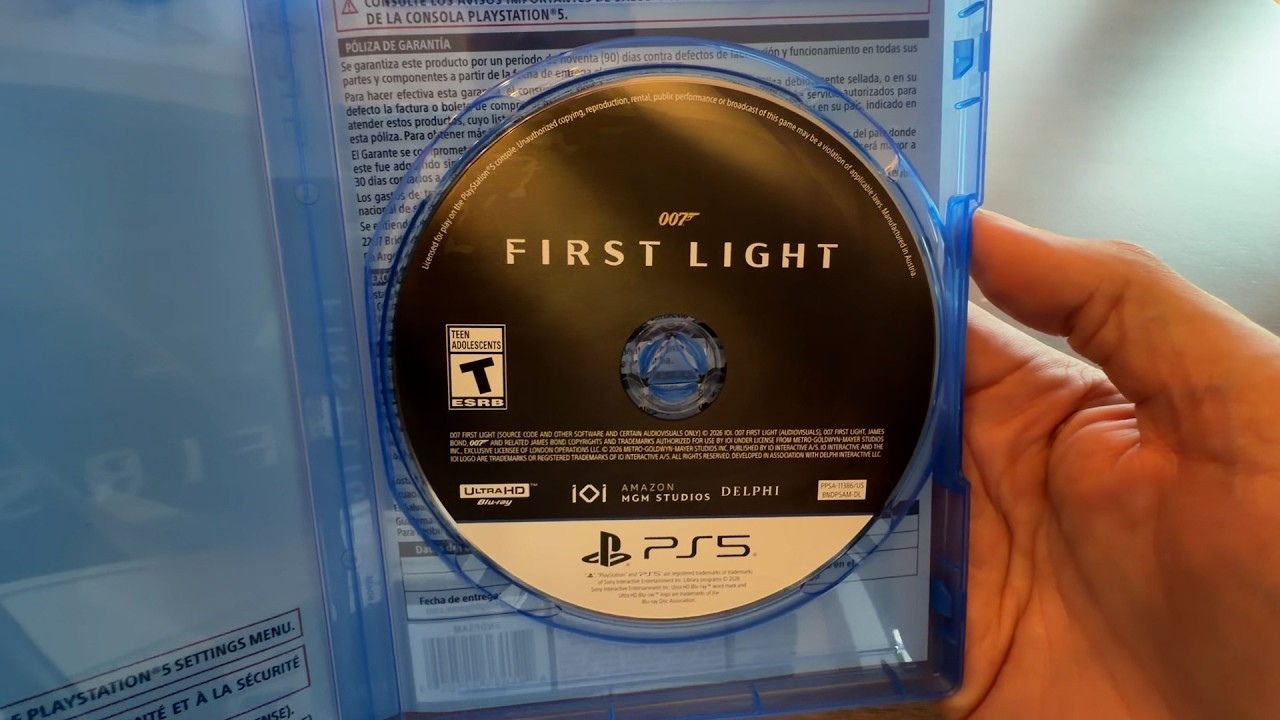 Exploring 007 First Light Physical Disc on a Jailbroken PS5